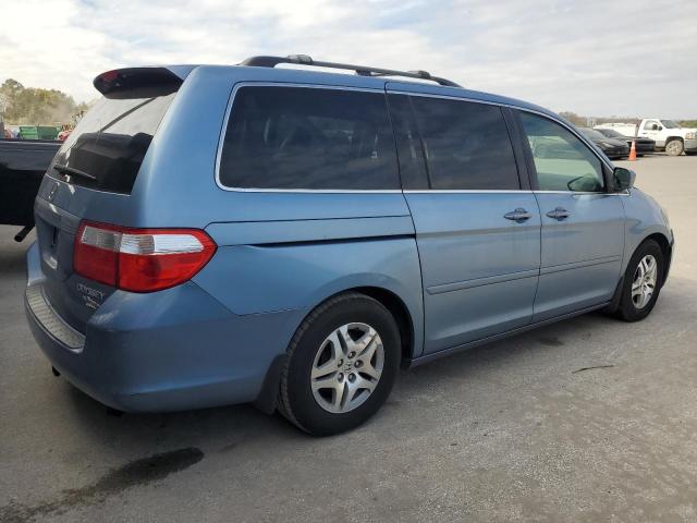 HONDA ODYSSEY EX 2005 blue sports v gas 5FNRL38795B080652 photo #4