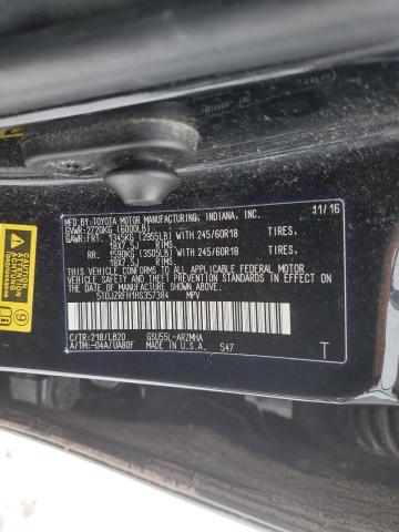 2017 TOYOTA HIGHLANDER - 5TDJZRFH1HS357384