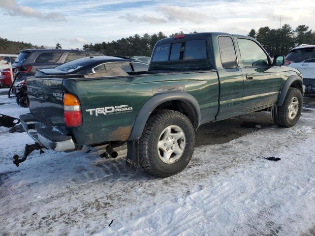 TOYOTA TACOMA XTR 2004 green club cab gas 5TEWN72N74Z363446 photo #4