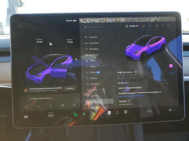 2021 TESLA MODEL Y 5YJYGDEE7MF140063