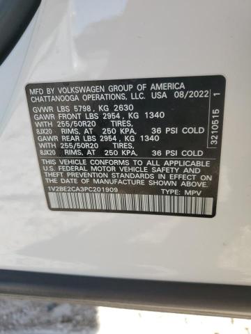 2023 VOLKSWAGEN ATLAS CROS - 1V2BE2CA3PC201909