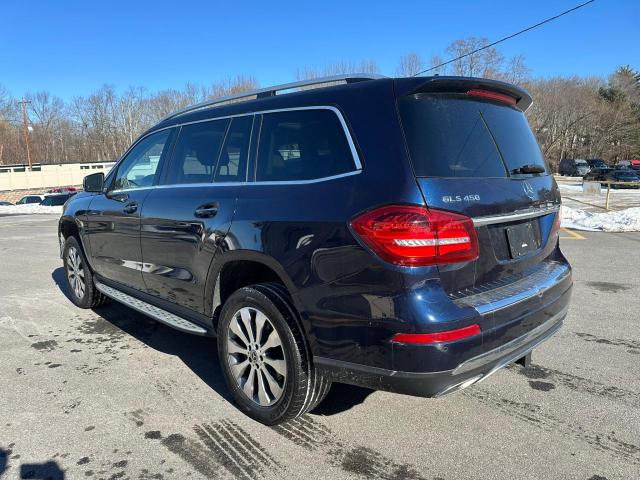 MERCEDES-BENZ GLS 450 4M 2019 blue  gas 4JGDF6EE7KB219631 photo #3