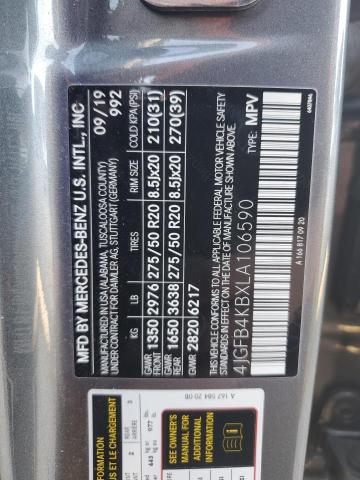 2020 MERCEDES-BENZ GLE 350 4M - 4JGFB4KBXLA106590