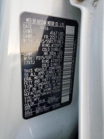 2017 NISSAN JUKE S - JN8AF5MV4HT750506