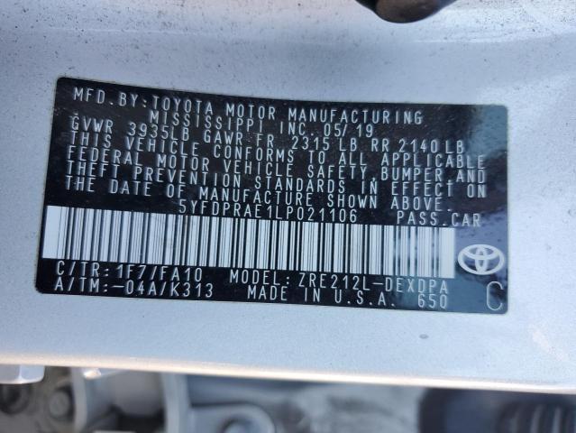 2020 TOYOTA COROLLA L - 5YFDPRAE1LP021106