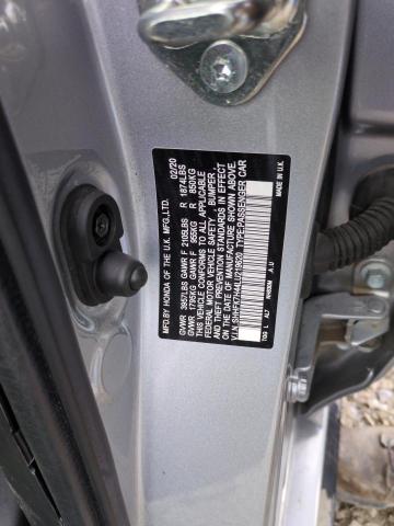 2020 HONDA CIVIC 4D SHHFK7H44LU219620
