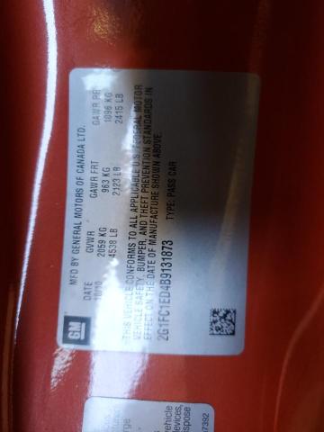 2011 CHEVROLET CAMARO LT - 2G1FC1ED4B9131873
