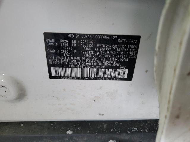2022 SUBARU OUTBACK 4S4BTGSD4N3131233