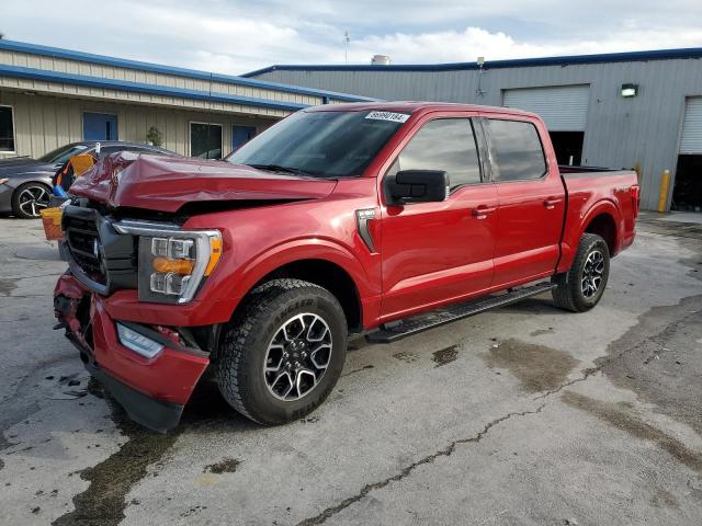 FORD F150 SUPER 2022 red  gas 1FTEW1EP5NKD60960 photo #1