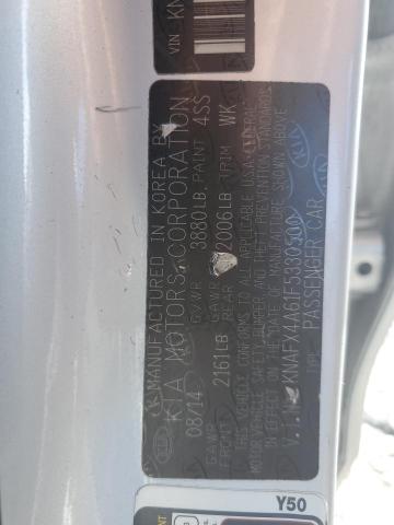 2015 KIA FORTE LX KNAFX4A61F5330500