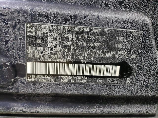 2019 TOYOTA RAV4 LIMIT - 2T3DWRFVXKW031102