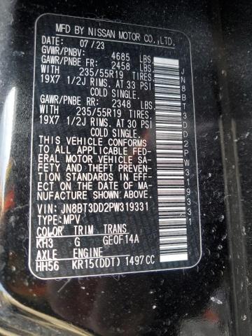 2023 NISSAN ROGUE PLAT JN8BT3DD2PW319331