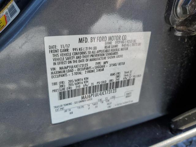 2018 FORD ECOSPORT S - MAJ6P1UL4JC173123