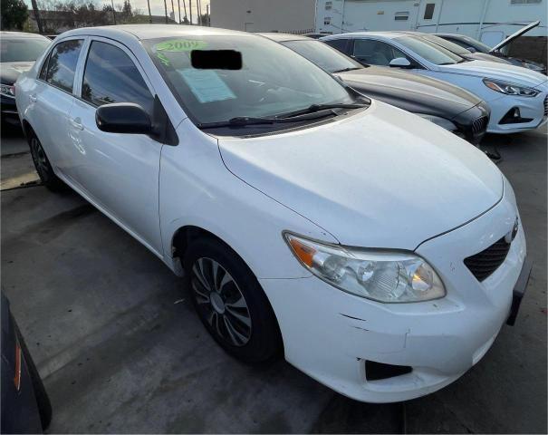 TOYOTA COROLLA BA 2009 white sedan 4d gas JTDBL40E79J015928 photo #1