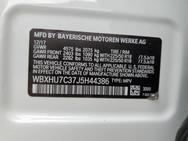 2018 BMW X1 SDRIVE2 - WBXHU7C37J5H44386