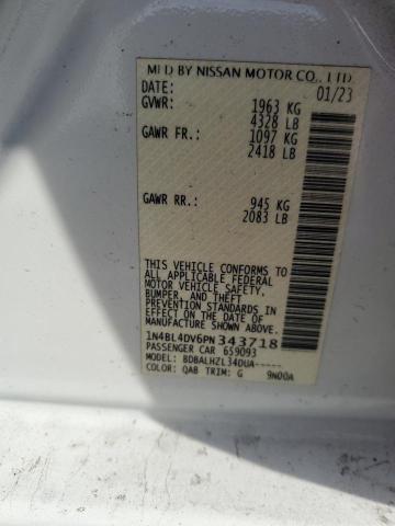 2023 NISSAN ALTIMA SV 1N4BL4DV6PN343718