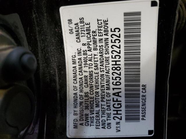 2008 HONDA CIVIC LX #3145824479