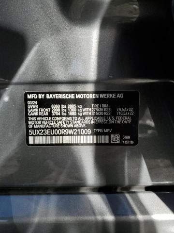 2024 BMW X5 XDRIVE4 - 5UX23EU00R9W21009