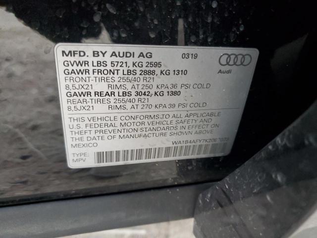 2019 AUDI SQ5 PREMIU WA1B4AFY7K2087073