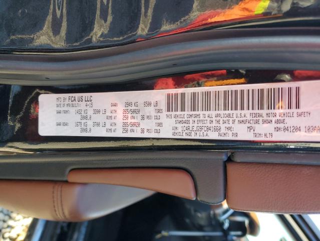 2015 JEEP GRAND CHER - 1C4RJEJG9FC841660
