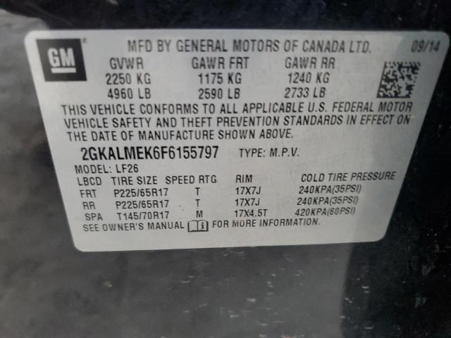 2015 GMC TERRAIN SL - 2GKALMEK6F6155797