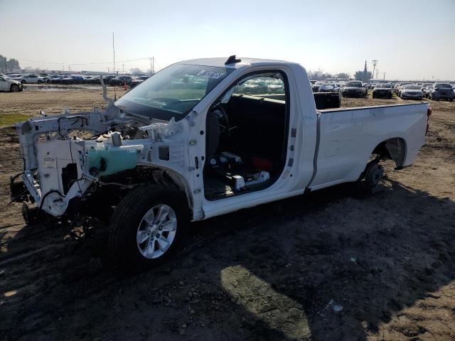 CHEVROLET SILVERADO 2024 white  gas 3GCNAAED8RG353356 photo #1