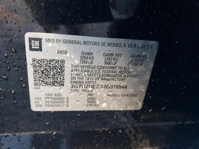 2018 GMC SIERRA K15 - 3GTU2NEC3JG379844