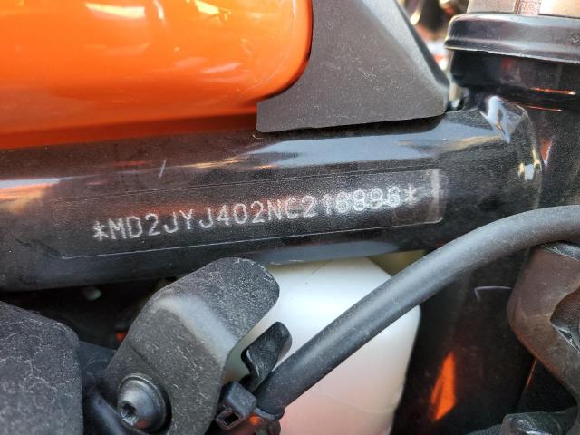 2022 KTM 390 RC MD2JYJ402NC216896