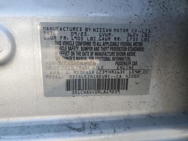 2024 NISSAN VERSA S - 3N1CN8DV0RL819239