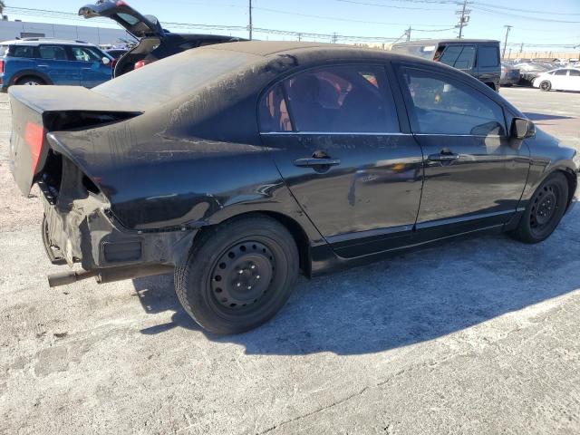 HONDA CIVIC LX 2006 black  gas 1HGFA16556L141347 photo #4