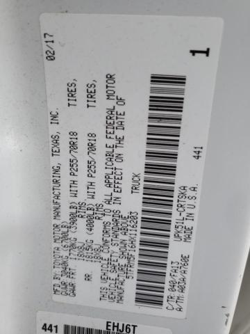 2017 TOYOTA TUNDRA DOU - 5TFRM5F16HX116203