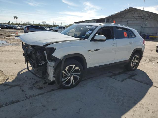 VOLKSWAGEN ATLAS CROS 2022 white  gas 1V2KE2CA8NC205287 photo #1