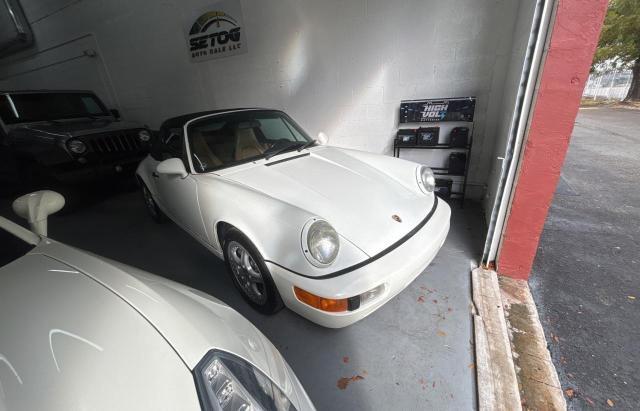 PORSCHE 911 CARRER 1991 white converti gas WP0CB2962MS460796 photo #1