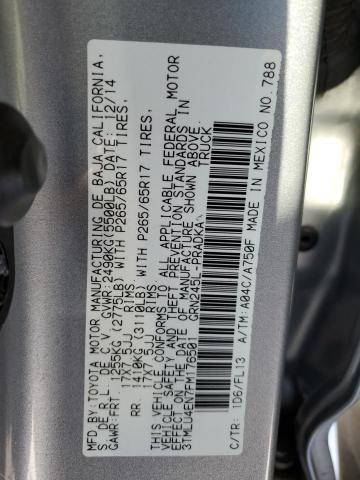 2015 TOYOTA TACOMA DOU - 3TMLU4EN7FM176501
