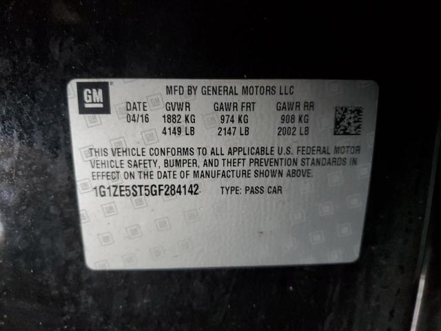 2016 CHEVROLET MALIBU LT - 1G1ZE5ST5GF284142