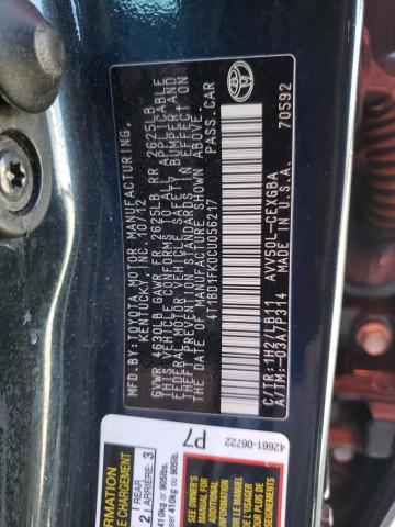 2012 TOYOTA CAMRY HYBR - 4T1BD1FK0CU056217
