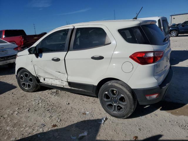 FORD ECOSPORT S 2019 white  gas MAJ3S2FE9KC298867 photo #3