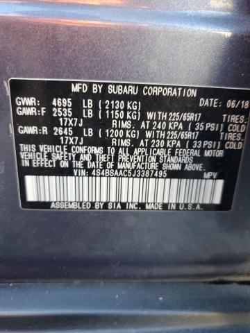 2018 SUBARU OUTBACK 2. - 4S4BSAAC5J3387495