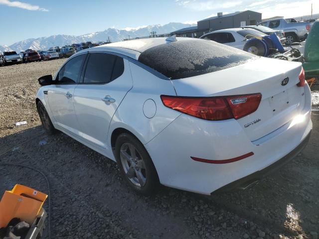 KIA OPTIMA LX 2015 white  gas KNAGM4A77F5653018 photo #3