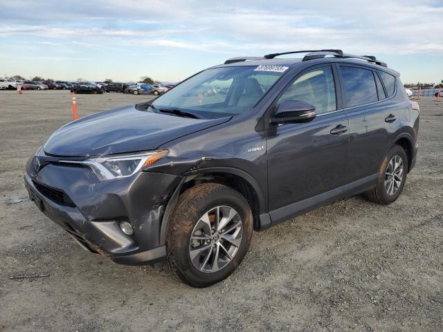 TOYOTA RAV4 HV LE 2017 gray  hybrid engine JTMRJREV1HD092771 photo #1