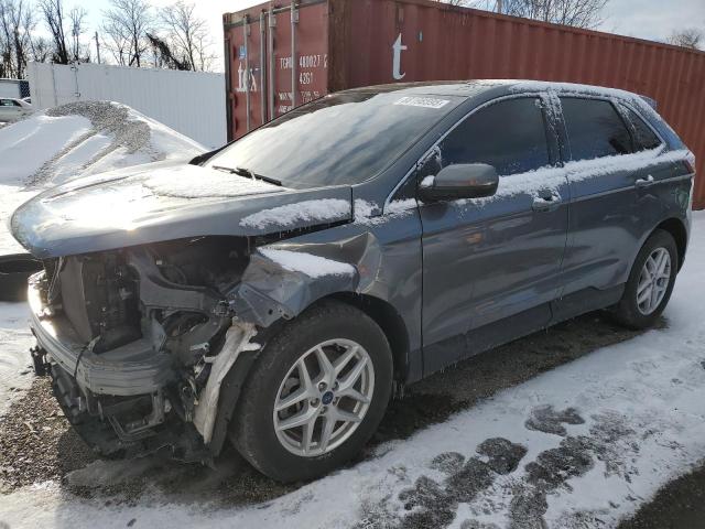 FORD EDGE SEL 2021 gray  gas 2FMPK4J99MBA64860 photo #1