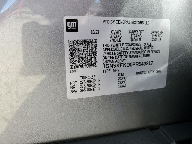 2023 CHEVROLET SUBURBAN K - 1GNSKEKD0PR540817