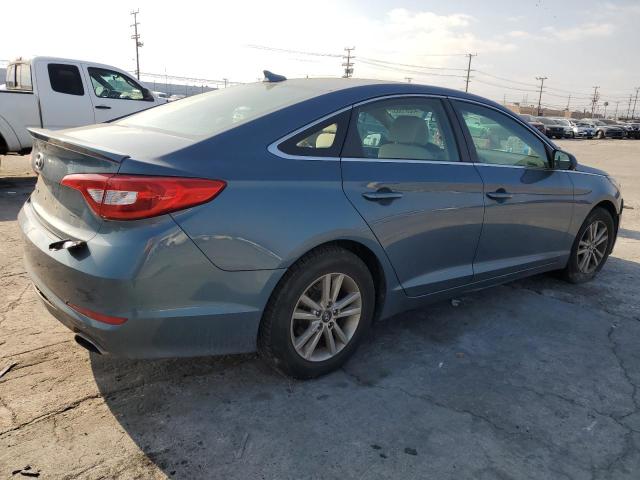 HYUNDAI SONATA SE 2016 blue sedan 4d gas 5NPE24AF9GH267077 photo #4