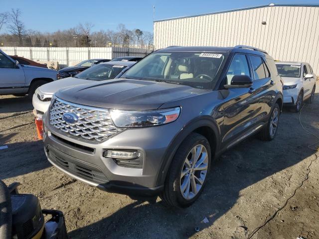 FORD EXPLORER P 2021 gray  gas 1FM5K8HC4MGB86521 photo #1