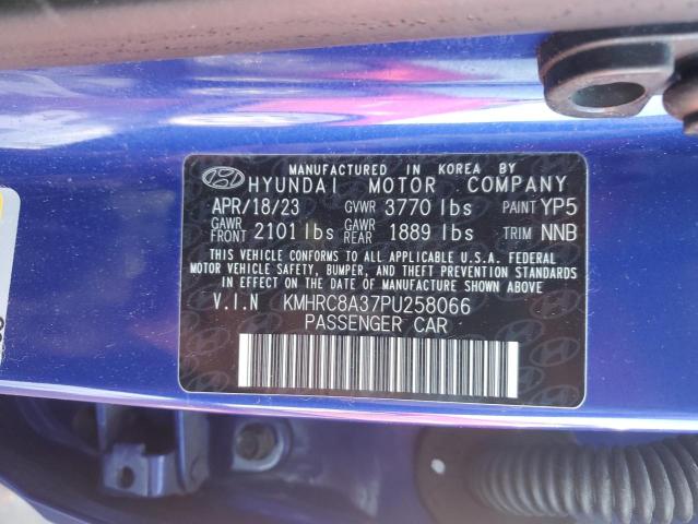 2023 HYUNDAI VENUE SEL - KMHRC8A37PU258066
