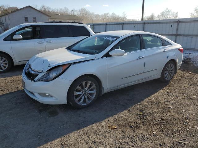 HYUNDAI SONATA SE 2012 white  gas 5NPEC4ABXCH413040 photo #1