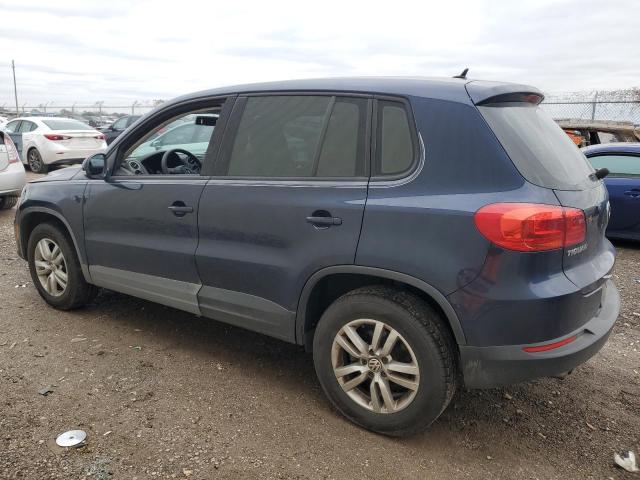 VOLKSWAGEN TIGUAN S 2012 blue  gas WVGBV7AX3CW568643 photo #3