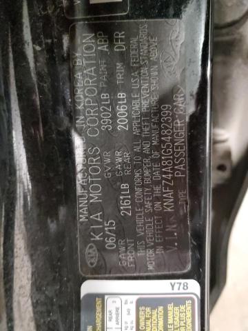 2016 KIA FORTE EX - KNAFZ4A81G5482399