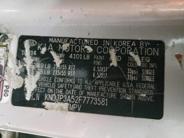 VIN KNDJP3A52F7773581 2015 KIA SOUL no.13