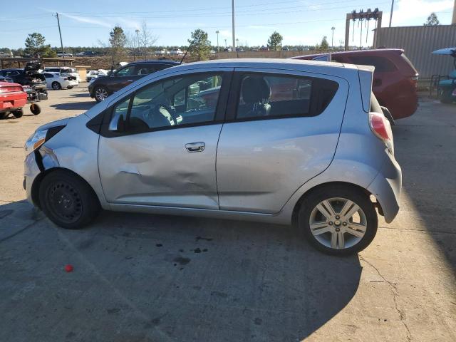 CHEVROLET SPARK 1LT 2014 silver hatchbac gas KL8CD6S94EC437952 photo #3